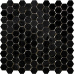 Absolute Black Granite 1x1 Hexagon Polished Mosaic Tile - TILE & MOSAIC DEPOT