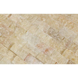Honey Onyx 1x2 Split Face Mosaic Tile - TILE & MOSAIC DEPOT