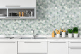 Ming Green Marble 2x2 Hexagon Mosaic Tile