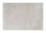 Ivory Travertine 16x24 Unfilled Brushed and Chiseled Tile