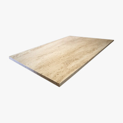 Ivory Travertine 16x24 Unfilled Vein Cut Tile