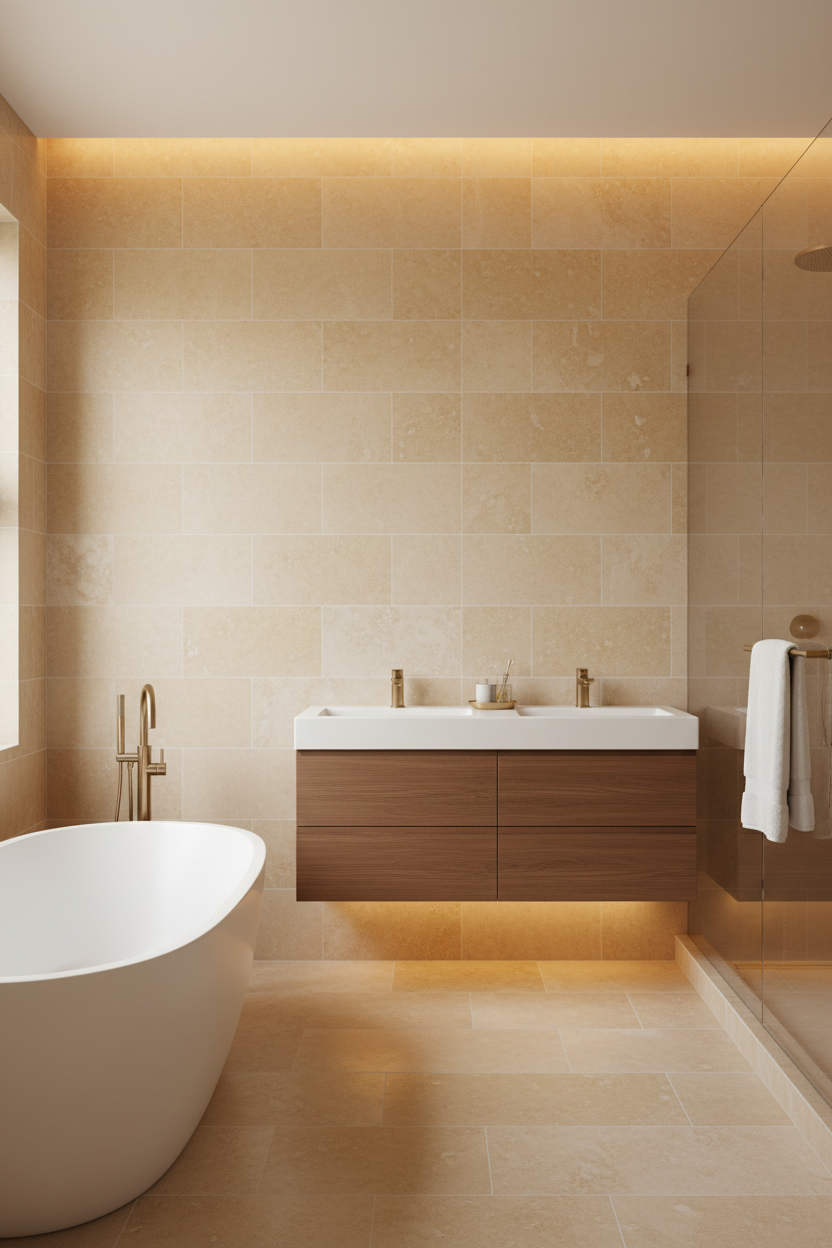 Jerusalem Gold Limestone 12x12 Honed Tile