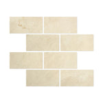 Crema Marfil Marble 3x6 Polished Tile - TILE & MOSAIC DEPOT