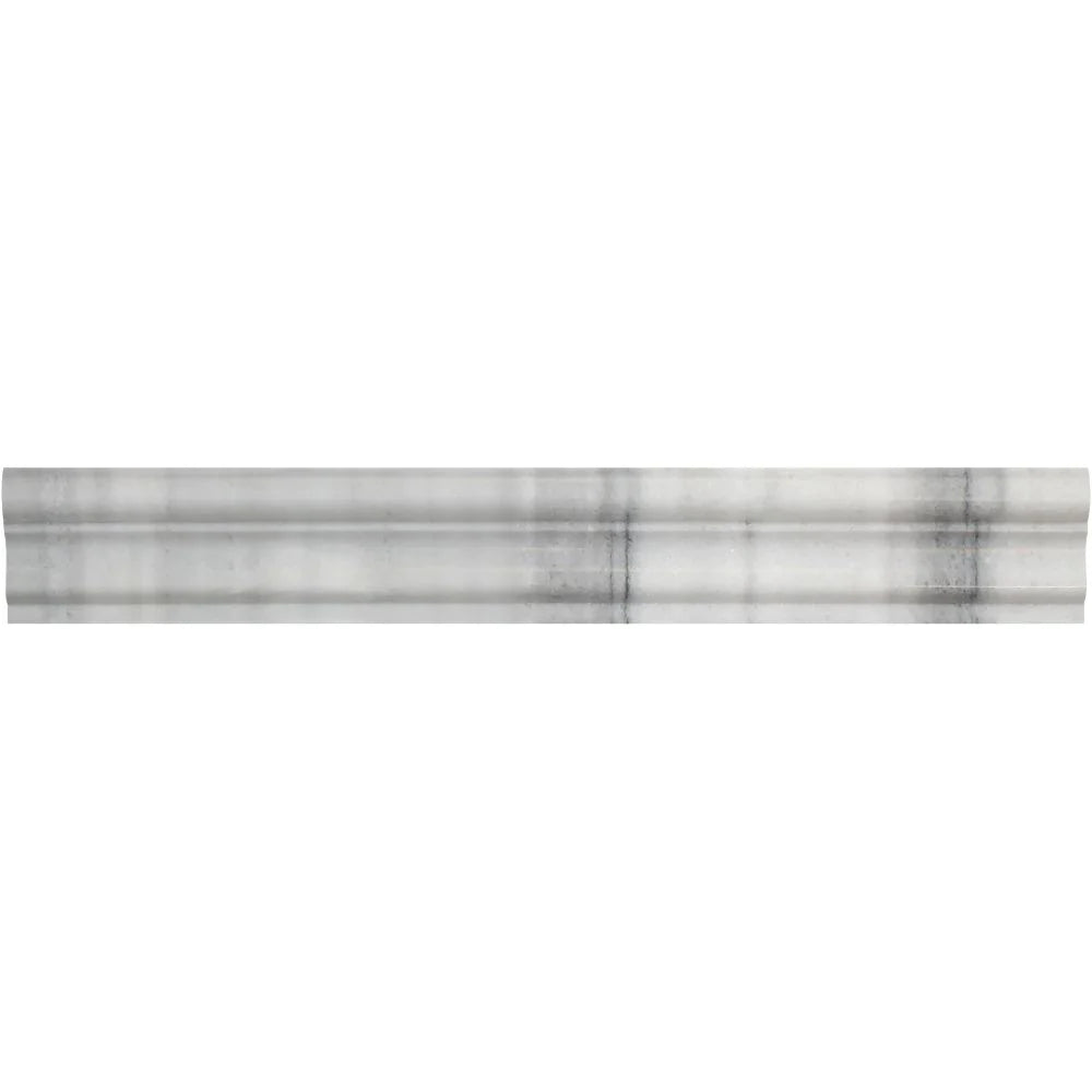 Marmara Marble 2x12 Crown Polished Liner - TILE & MOSAIC DEPOT
