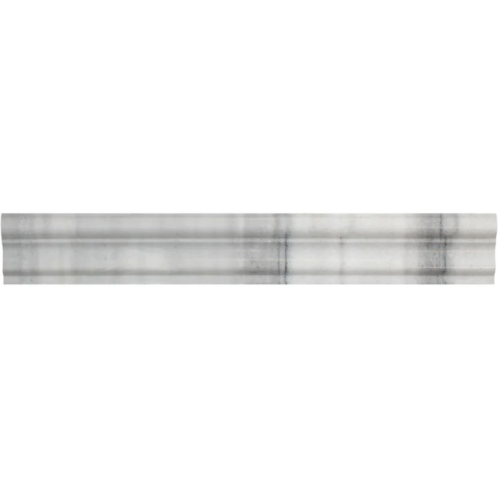 Marmara Marble 2x12 Crown Polished Liner - TILE & MOSAIC DEPOT