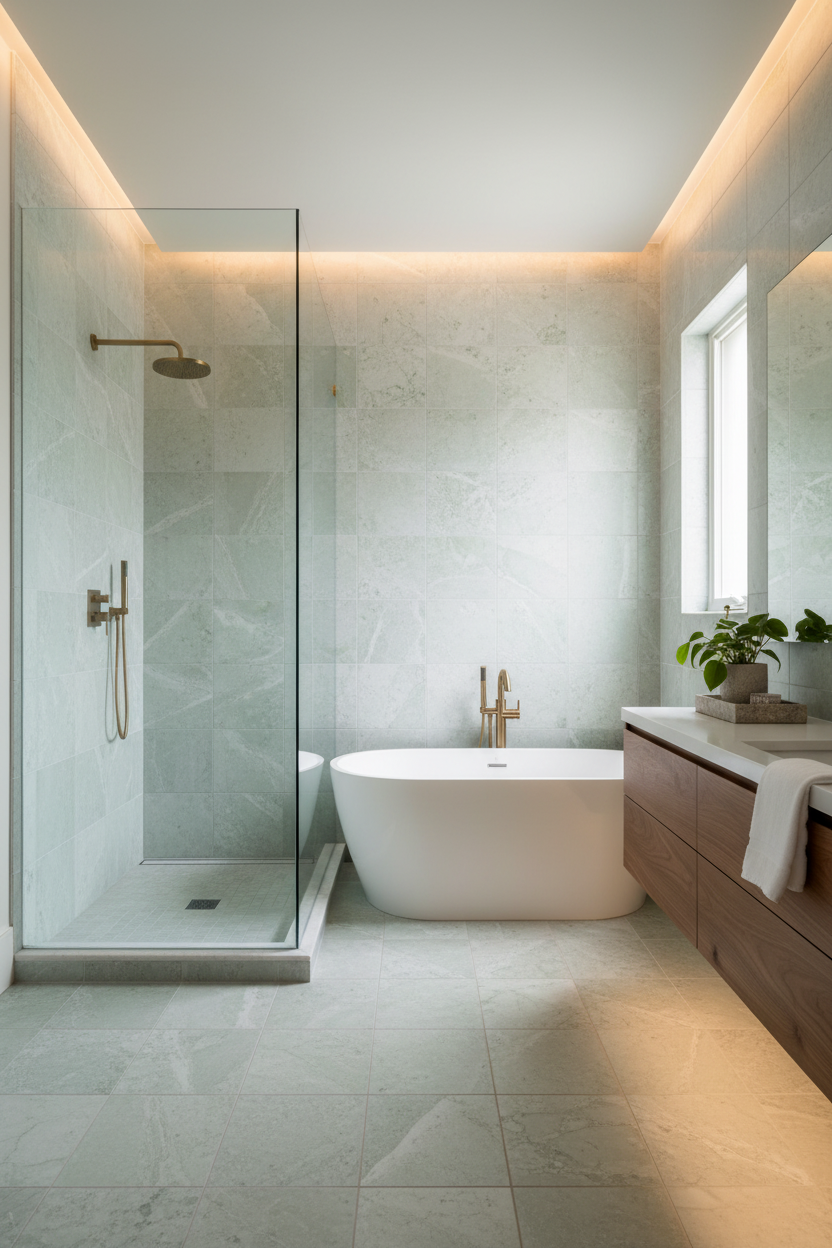 Ming Green Marble 12x12 Honed Tile