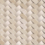 Crema Marfil Marble Arched Herringbone Polished Mosaic Tile - TILE & MOSAIC DEPOT