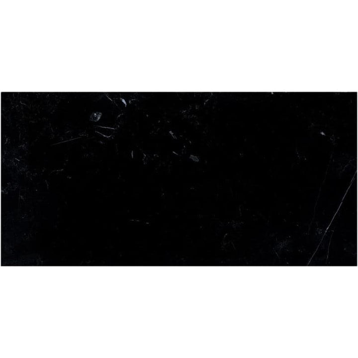 Nero Marquina Marble 12x24 Polished Tile - TILE & MOSAIC DEPOT