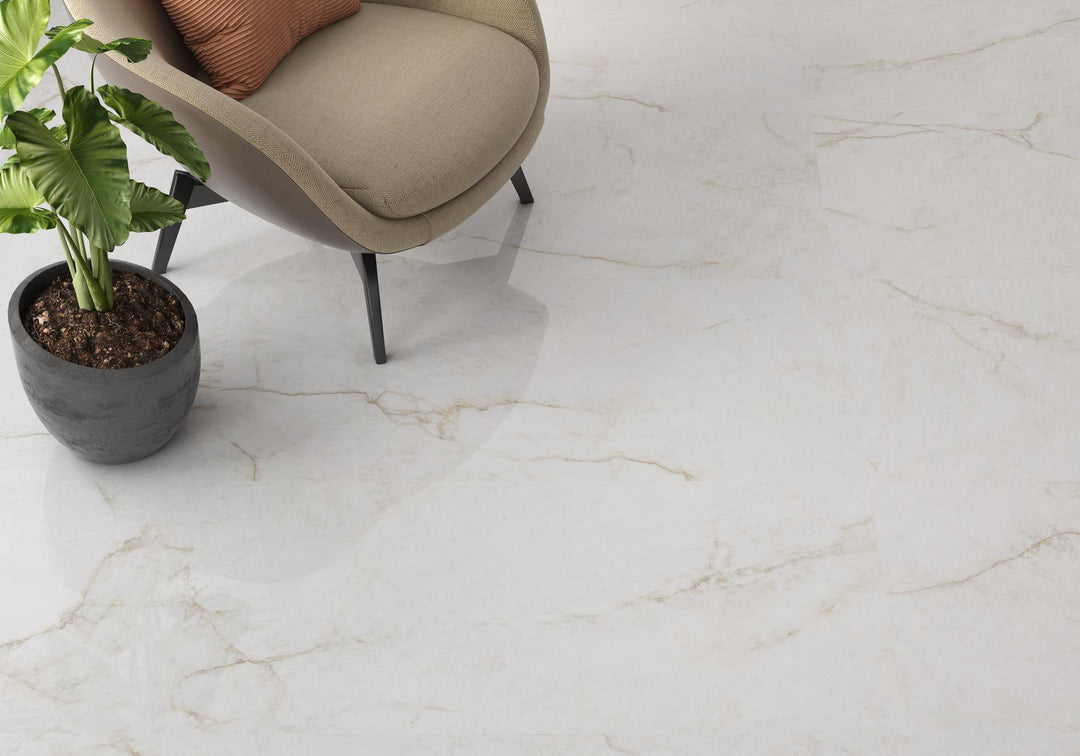 Crystal White 24x28 Polished Porcelain Tile