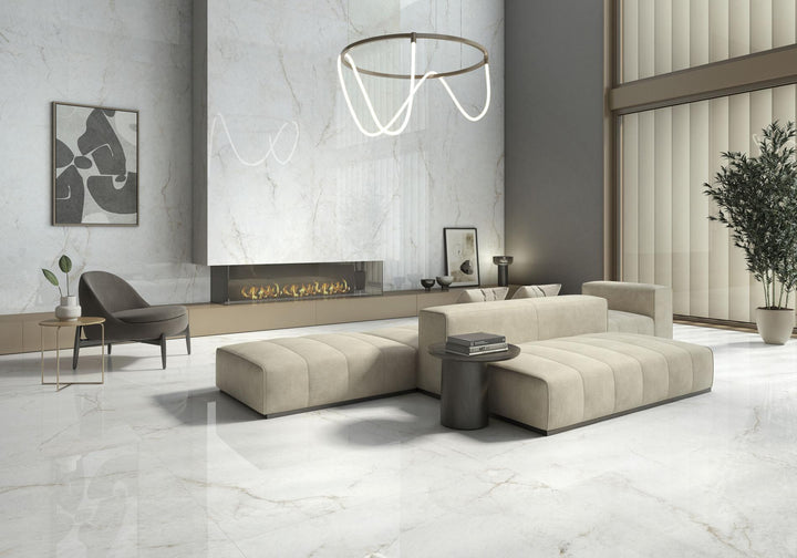 Crystal White 24x28 Polished Porcelain Tile