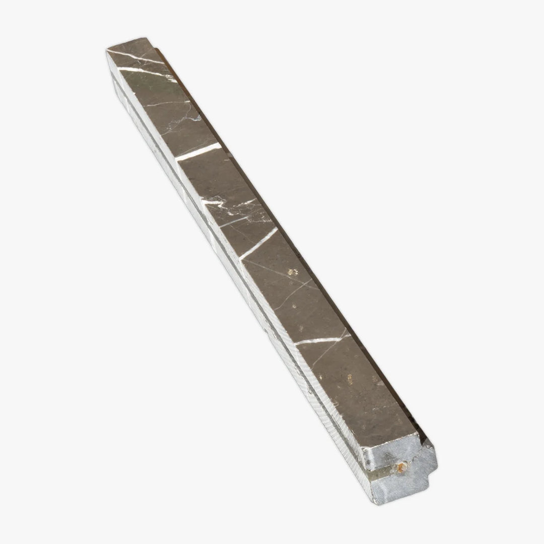 Pietra Gray Marble 3/4X12 Contempo Polished Pencil Liner
