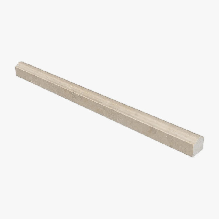 Crema Perlino Limestone 3/4x12 Pencil Liner