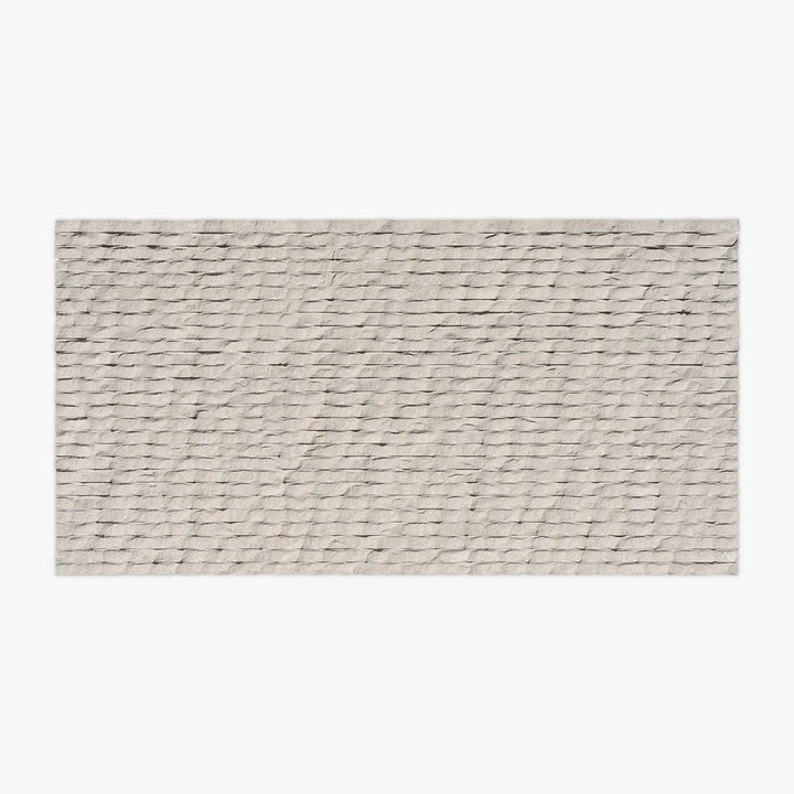 Crema Perlino Limestone 12×24 Cross Pinstripe Tile