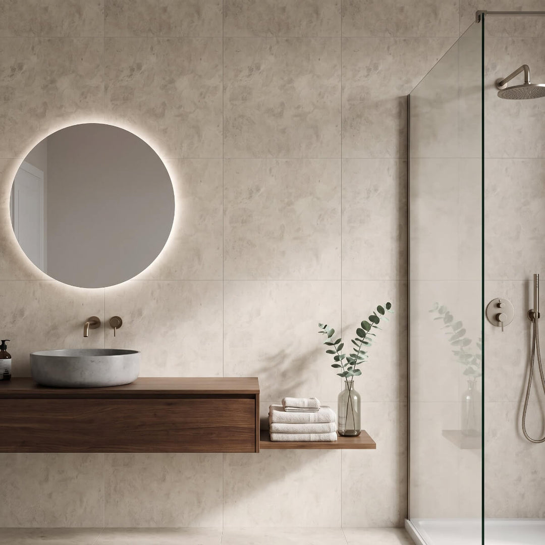 Crema Perlino Limestone 12×12 Honed Tile