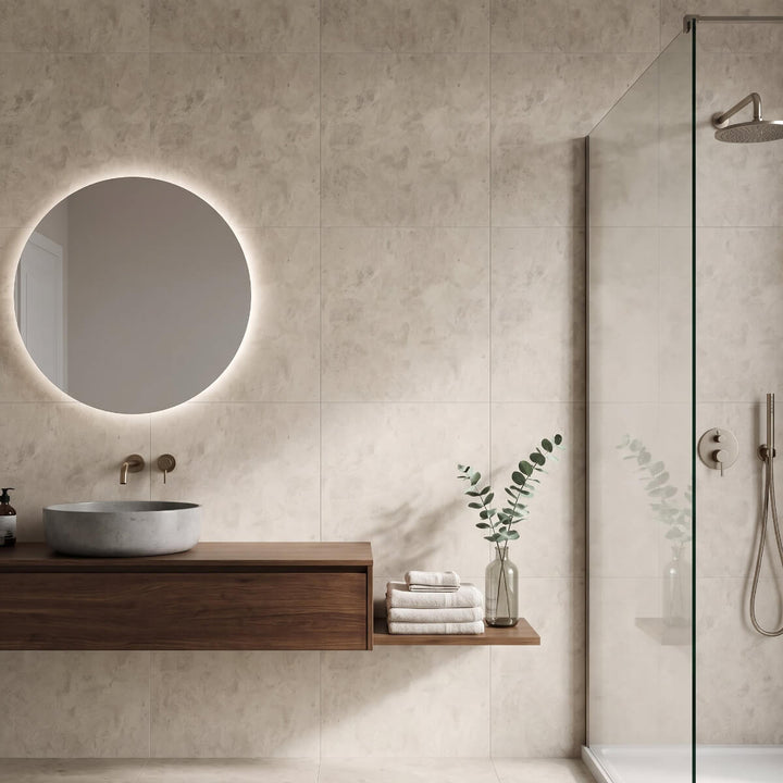 Crema Perlino Limestone 12×12 Honed Tile