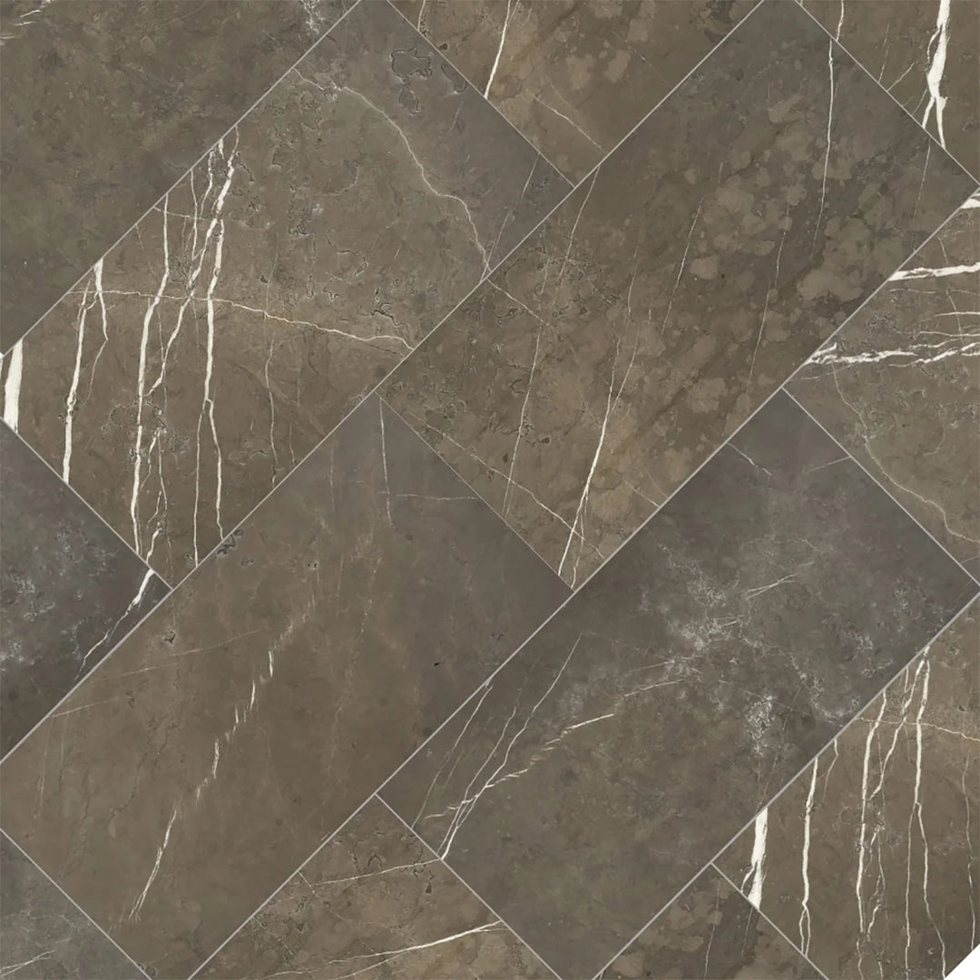Pietra Gray Marble 12x24 Honed Tile