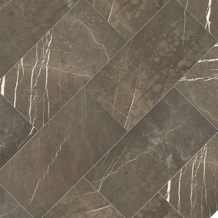 Pietra Gray Marble 12x24 Honed Tile