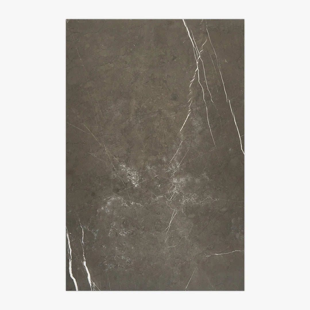 Pietra Gray Marble 16x24 Brushed Tile - TILE & MOSAIC DEPOT
