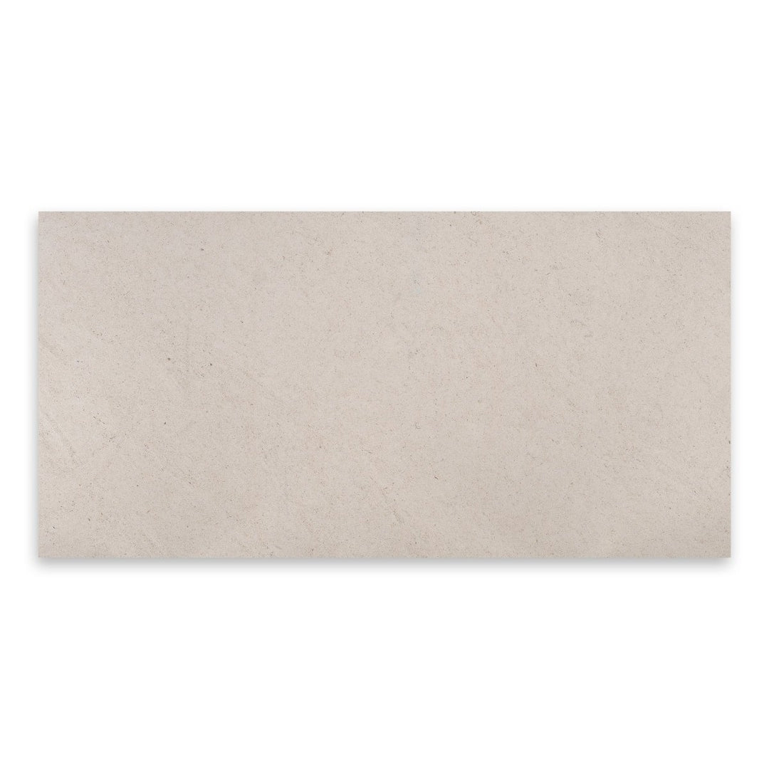 Porto Beige Limestone 18x36 natural stone tile with a honed finish, showcasing smooth, beige textured surface for flooring or walls.