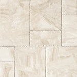 Royal Beige Marble Brushed and Chiseled Versailles Pattern Tile - TILE & MOSAIC DEPOT