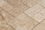 Cappuccino Marble Mini Pattern (Square) Polished Mosaic Tile - TILE & MOSAIC DEPOT
