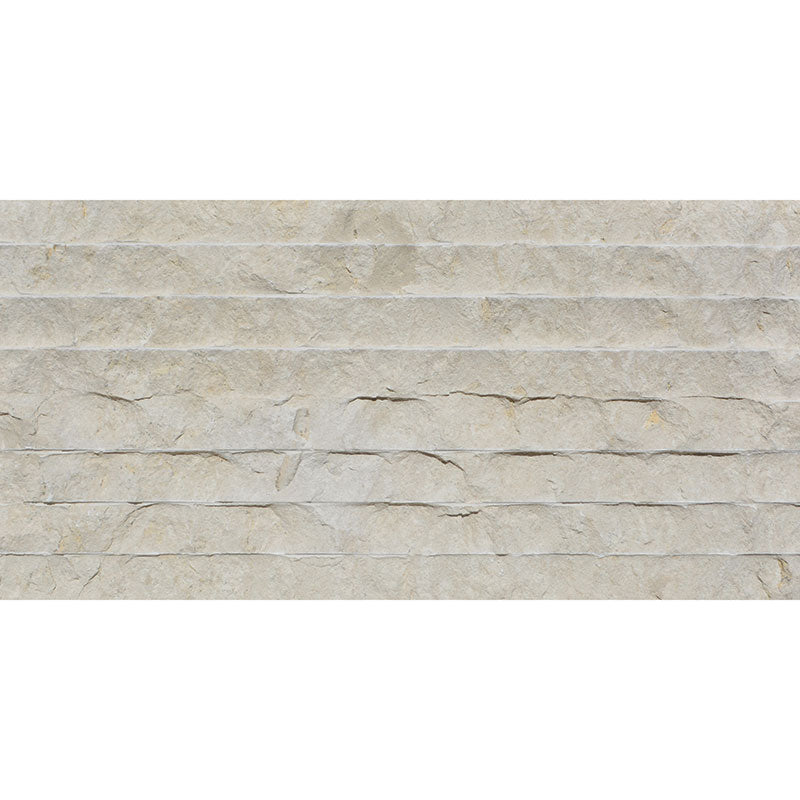 Saint Clair Limestone 12×24 Striated Chiseled Tile - TILE & MOSAIC DEPOT