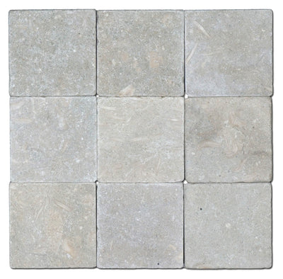 Seagrass Limestone 4x4 Tumbled Tile