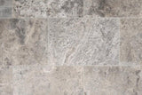 Silver Travertine 12x24 Honed Tile - TILE & MOSAIC DEPOT