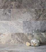 Silver Travertine 12x24 Honed Tile