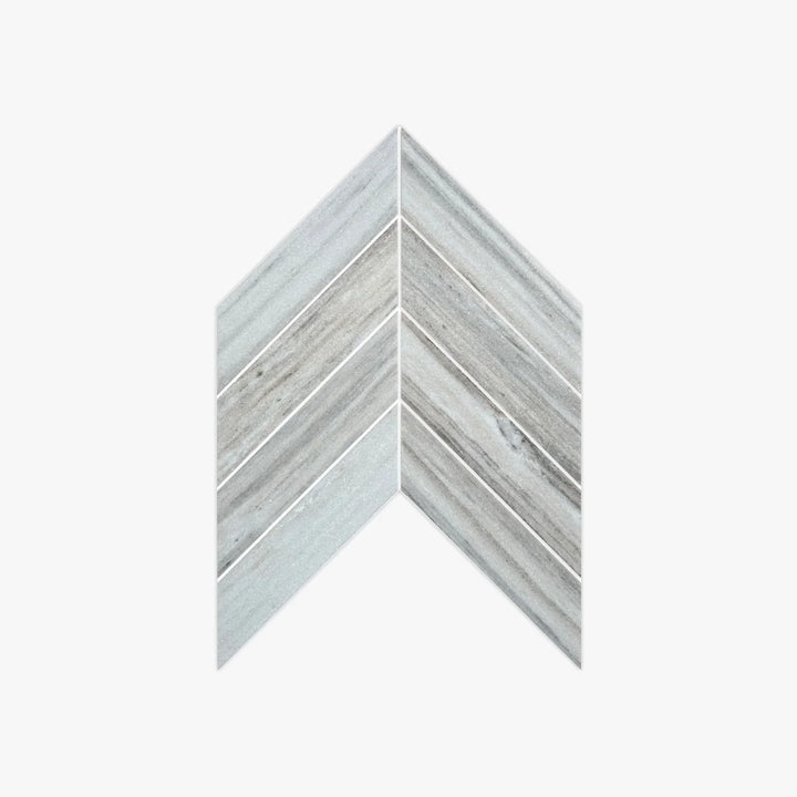 Palissandro (Skyline) Marble 2x8 Chevron Polished Mosaic