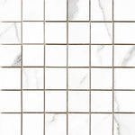 Statuario White 2x2 Matte Porcelain Mosaic Tile (Clearance) - TILE & MOSAIC DEPOT