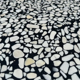 Arctic Black 24x24 Polished Terrazzo Tile - TILE & MOSAIC DEPOT