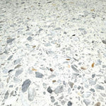 Arctic White 24x24 Polished Terrazzo Tile