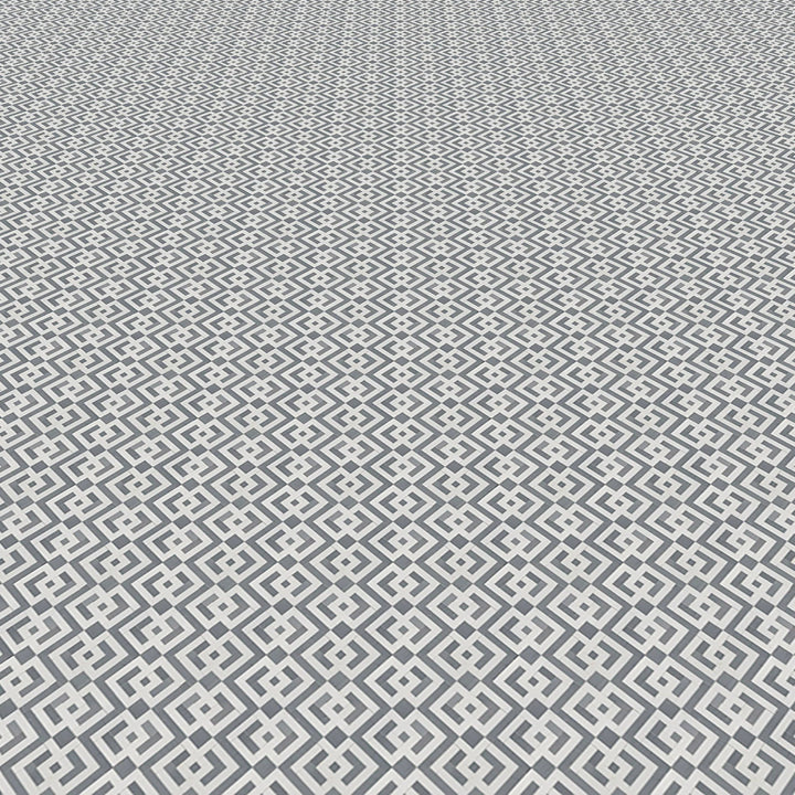 Thassos &  Blue Marble Sirius Polished Waterjet Mosaic Tile - TILE & MOSAIC DEPOT