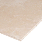 Ivory Travertine 16x16 Filled and Honed Tile - TILE & MOSAIC DEPOT