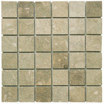 Seagrass Limestone 2x2 Honed Mosaic Tile - TILE AND MOSAIC DEPOT