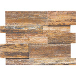 Scabos Travertine 3D Honed Jumbo Wall Panel - TILE AND MOSAIC DEPOT