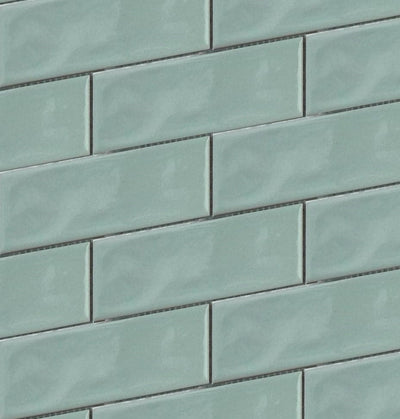 Jade 2x6 Beveled Brick Porcelain Mosaic Tile - TILE & MOSAIC DEPOT