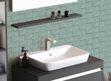 Jade 2x6 Beveled Brick Porcelain Mosaic Tile - TILE & MOSAIC DEPOT