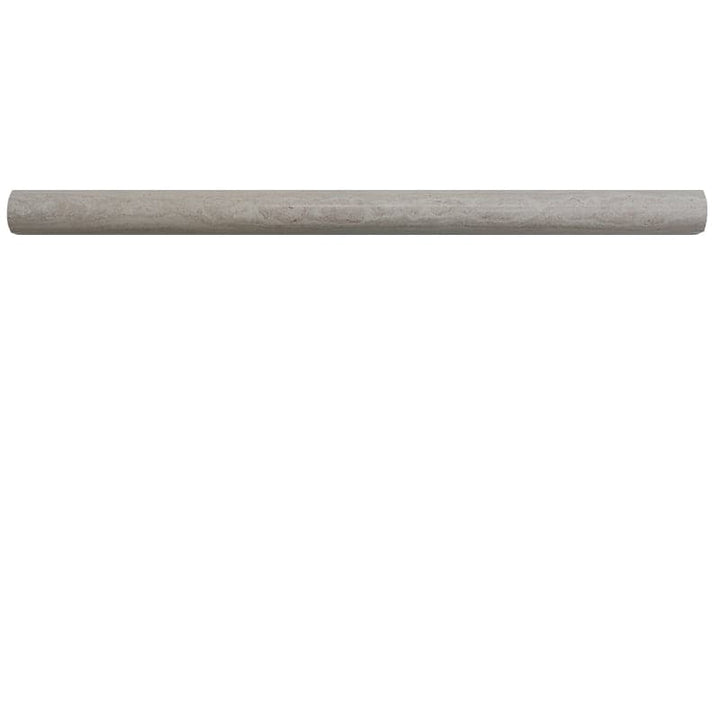 Haisa Light (White Oak) Marble 1x12 Polished Bullnose Liner - TILE AND MOSAIC DEPOT