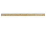 Ivory Travertine 1x12 Bullnose Liner - TILE AND MOSAIC DEPOT