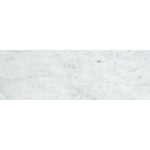White Carrara Marble 4x12 Honed Tile - TILE & MOSAIC DEPOT