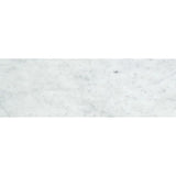 White Carrara Marble 4x12 Honed Tile - TILE & MOSAIC DEPOT