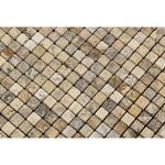 5/8 x 5/8 Tumbled Philadelphia Travertine Mosaic Tile