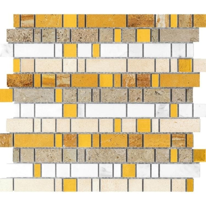 Dubai 11.5 x 10.5 Mosaic Tile.
