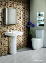 Helios Stack 11.75 x 12 Glass Mosaic Tile.