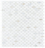 Aztec Calacatta 10.25 x 11.25 Mosaic Tile.