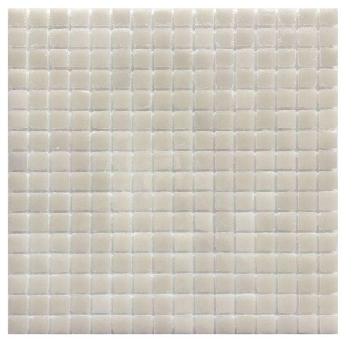 Neutra 01.Bianco Square 12 x 12 Glass Mosaic Tile.