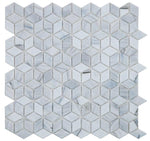 Kup 11.5 x 11.75 Diamond Shaped Glass Mosaic Tile.