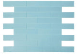 Losa Mint 4 x 16 Glass Subway Tile.